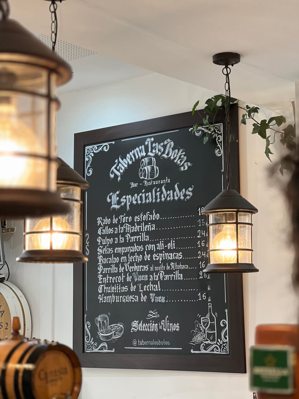 Taberna Las Botas 2 — Calle de Narváez, 45, Madrid