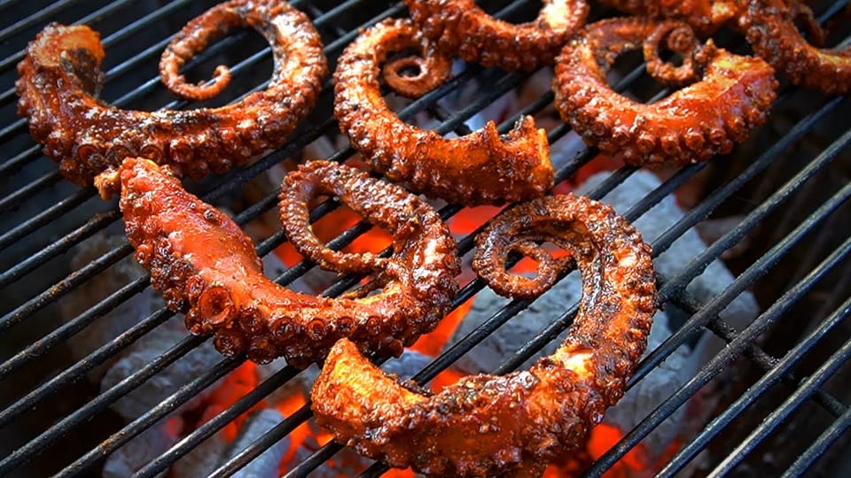 Pulpo a la parrilla