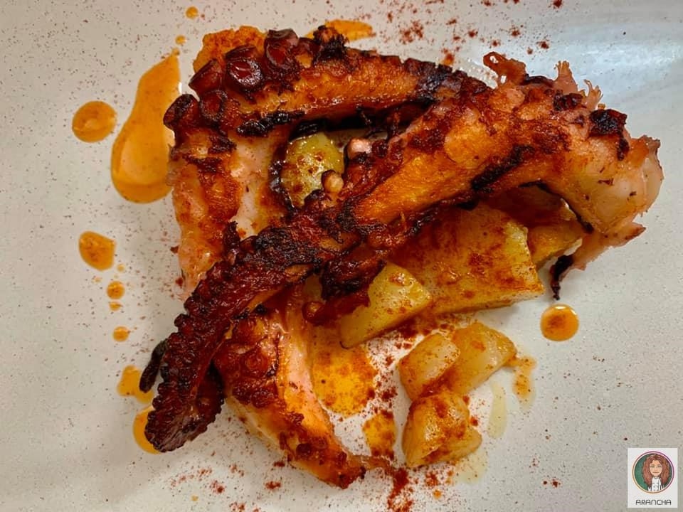 Pulpo a la brasa